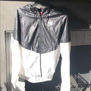Black & White Nike Windrunner Jacket